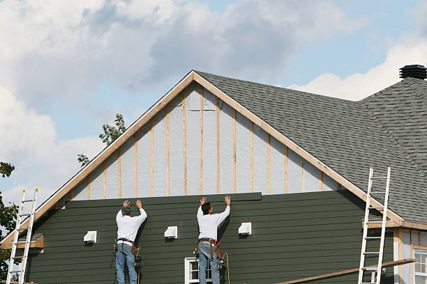 Professional Wood Siding technician working in Long Beach, IN
